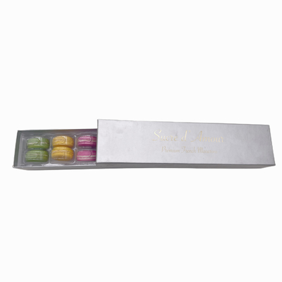 Коробка закуски печенья бумажной коробки Macaron бутика упаковывая подгонянная