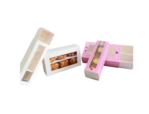 Розовый кролик ящик маленький торт бумажная упаковка коробка печенье коробка макаронная упаковка