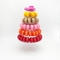 Башня торта Macaron 4 рассказов пластиковая Recyclable