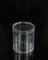 Ясная трубка цилиндра Pvc пластмасовых контейнеров трубки цилиндра с крышкой