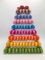 Черный волдырь пластиковое Macaron 9 ярусов упаковывая удобную стойку башни Macarons