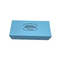 Голубая бумага Kraft коробки 6pcs бумажная Macaron упаковывая с пластиковым внутренним подносом