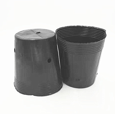 HDPE пластиковый питомник для растений Семена лука Растущие черные горшки для теплицы