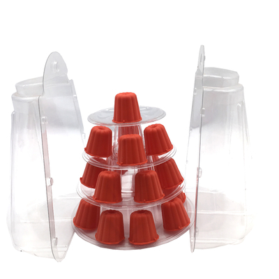 4 уровень Canele Tower Stand Case для украшения свадебного торта