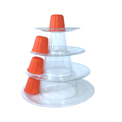 4 уровень Canele Tower Stand Case для украшения свадебного торта