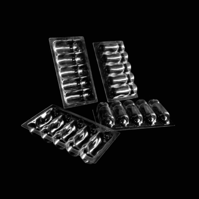 Прозрачная пластиковая ампула для упаковки в PVC PET PETG ESD