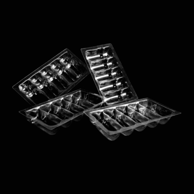Прозрачная пластиковая ампула для упаковки в PVC PET PETG ESD