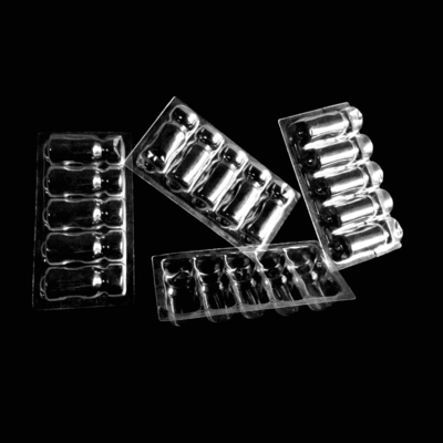 Прозрачная пластиковая ампула для упаковки в PVC PET PETG ESD