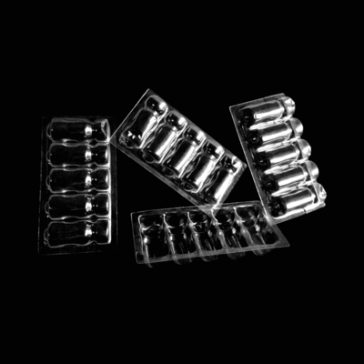 Прозрачная пластиковая ампула для упаковки в PVC PET PETG ESD