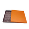 Роскошный шоколад упаковывая оранжевые ПК коробки бумаги 25 Kraft с пластиковое внутренним
