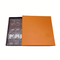 Роскошный шоколад упаковывая оранжевые ПК коробки бумаги 25 Kraft с пластиковое внутренним