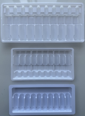 PET 1ml 2ml 5ml 10ml 10 ампулы Поднос для вакуумного формирования