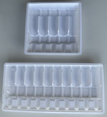 Фармацевтическая ПЭТ ампулы поднос настройка 1ml 2ml 5ml 10m водяной инъекции ампулы поднос ПЭТ вакуумного формирования поднос настройка