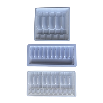 Фармацевтическая ПЭТ ампулы поднос настройка 1ml 2ml 5ml 10m водяной инъекции ампулы поднос ПЭТ вакуумного формирования поднос настройка