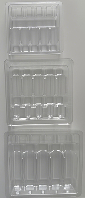 1ml 2ml 5ml 10ml PET ампулы Поднос для воды для инъекций Ампулы упаковка Поднос для настройки