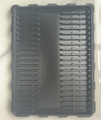 Экологически чистый прямоугольный ESD IC экстракционный трей, 4-дюймовый кристаллический трей PS