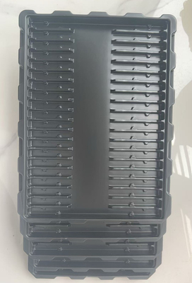 Экологически чистый прямоугольный ESD IC экстракционный трей, 4-дюймовый кристаллический трей PS