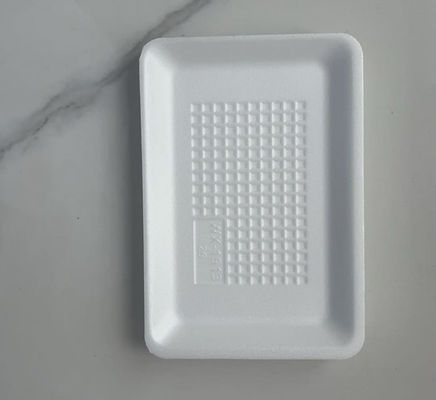 EPS квадратные тарелки для свежей пищи однокомнатные коробки с измененной атмосферой Тарелки для свежей пищи