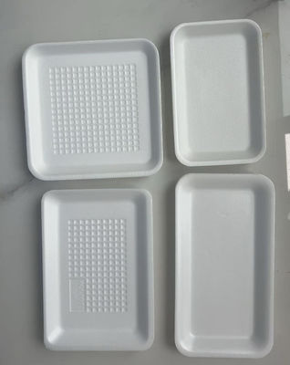 Одноразовые черные пластиковые поддоны для свежих продуктов в супермаркетах Пищевые прямоугольные одноразовые поддоны для овощей и фруктов