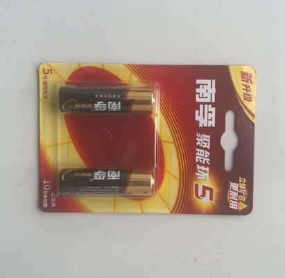 Изготовленная на заказ прочная прозрачная пластиковая блистерная упаковка для упаковки батарей и мячей для гольфа