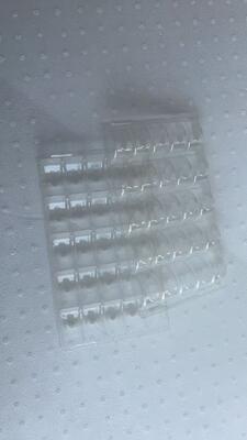 25 пластиковых поднос для макарон с пищевым ПЭТ толщиной 0,55 мм и многоразовым дизайном для упаковки макарон