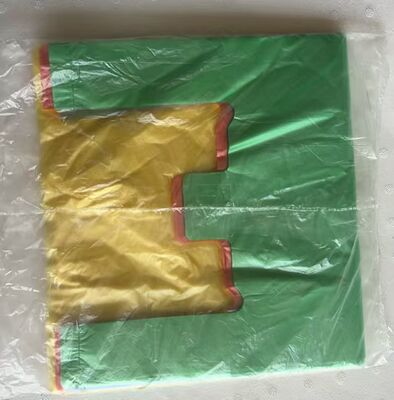 Customized Packaging HDPE Tote Bag with High Impact Resistance and Recyclable Material for Supermarkets