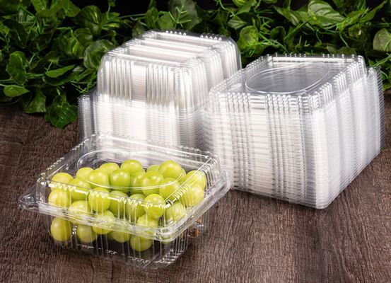 Customized Design Recyclable PET Heat Sealing Fruit Packaging Box Plastic Blister Packaging