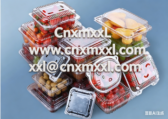Customized Design Recyclable PET Fruit Packaging Box with Heat Sealing for Perfect Protection