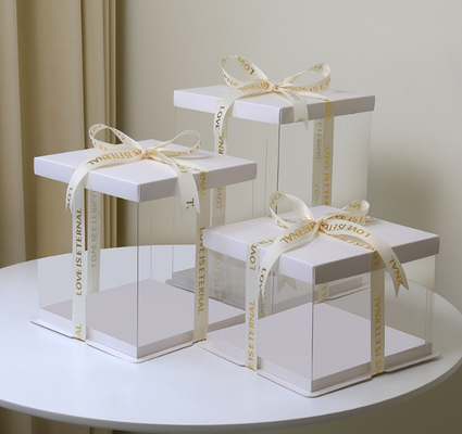 Birthday cake box packaging box 4 inches, 5 inches, 6 inches, 8 inches, extra height 10 inches, snack-packed cake box