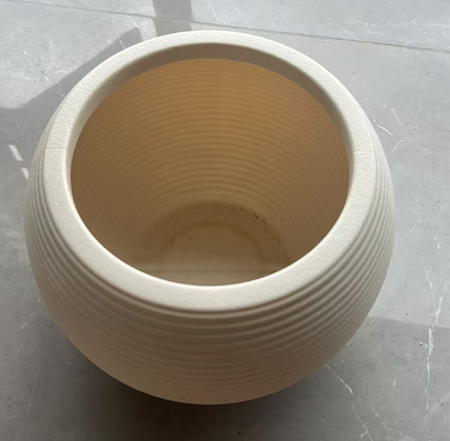 Large Diameter HDPE Plastic Flower Pot with Tray Base for Plum Bamboo Chrysanthemum and Orchid Planting