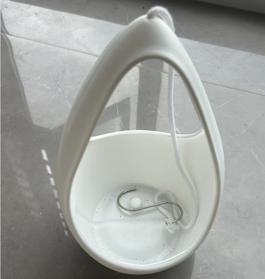 HDPE многолистный белый фарфоровый цветочный горшок для комнатных и наружных горшечных растений