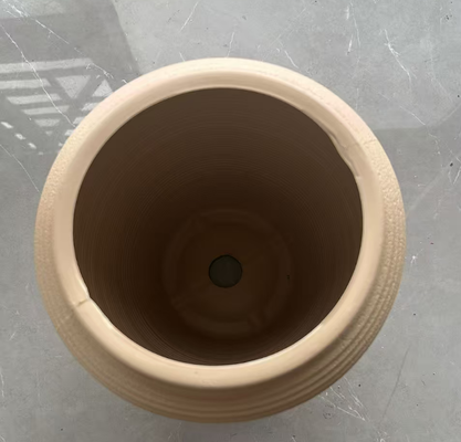 HDPE многолистный белый фарфоровый цветочный горшок для комнатных и наружных горшечных растений
