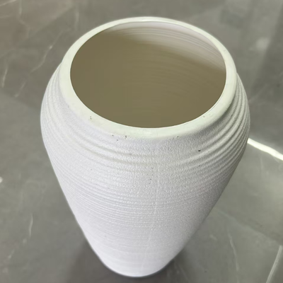 HDPE Nordic Morandi Color Ceramic-like Flower Pot with Hand-painted Colored Glaze for Large-capacity Indoor and Outdoor Use