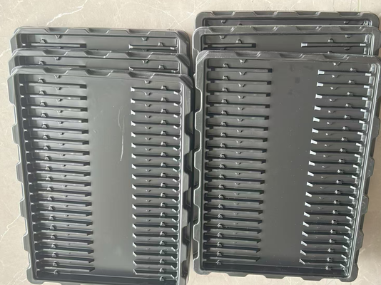 Customized Eco-friendly Anti-static Plastic Tray with 35 Compartments for Electronic Components