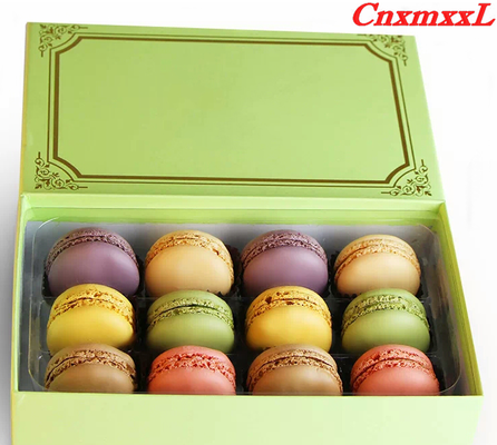 e‑commerce macaron shipping takeaway dessert packing supermarket pastry packaging  macaron gift packaging  custom macaron cavity tray
