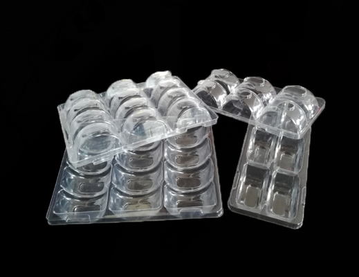 macaron carry box confectionery plastic box cookie clamshell box dessert clamshell container  6 cavities macaron box 6 cell macaron tray