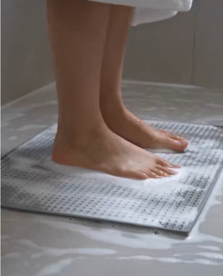 EPP Foam Bathroom Floor Mat with Premium Eco-friendly Virgin Material, High-efficiency Anti-slip & Drainage Structure, Easy to Clean & Resistant to Grime