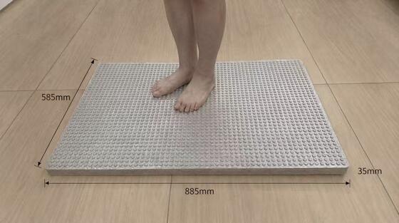 Mold Resistant Fast Drainage Shower Mat with Massage Bumps Non Slip Bathroom Safety Mat