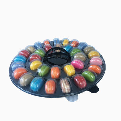 волдырь Macaron ЛЮБИМЦА 1mm пластиковый упаковывая 33pcs Macaron кладет в коробку с окном